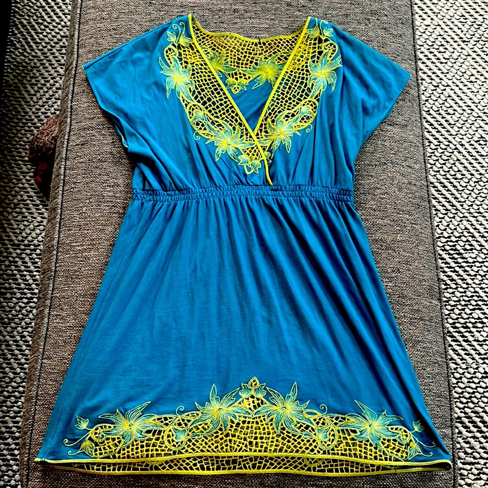 Open work tunic